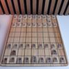 International / Westernized Shogi Set with Arrows and Japanese 1-Kanji