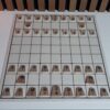 International / Westernized Shogi Set with Arrows and Japanese 1-Kanji - Pieces and PU Leather Board